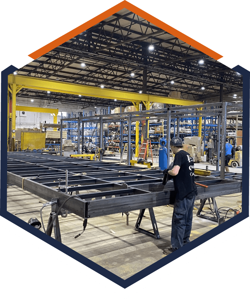 Module habitation structure acier